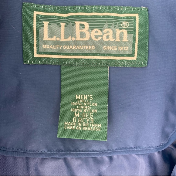 L.L. Bean Men’s blue and gray 3 in 1 jacket/coat. Medium. - Picture 14 of 14